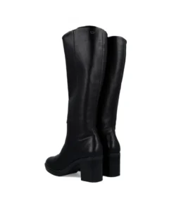 Bota negra con cremallera Porronet Rita 4782