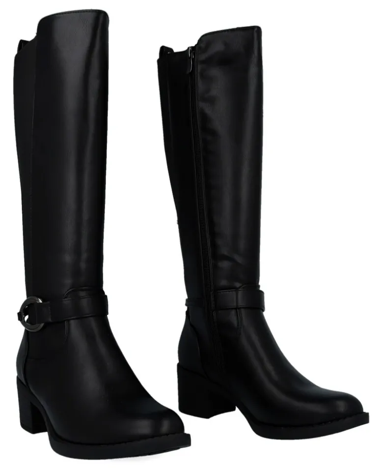 Botas altas con tacón de 5 cm Amarpies 29510