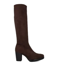 Botas altas en marrón Miss Elastic Caro 78018