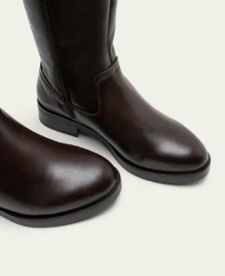 Botas altas marrones de piel Porronet Belén 4714