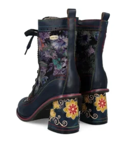 Botines acordonados de piel Laura Vita Evcao 81