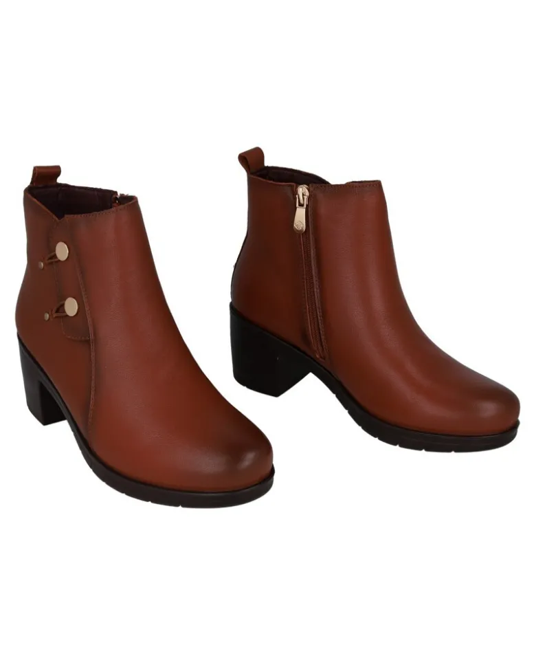 Botines casual de tacón Happy Monk Urban 015