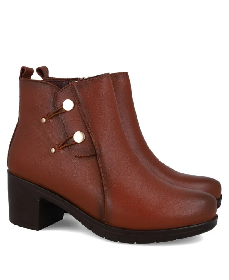 Botines casual de tacón Happy Monk Urban 015