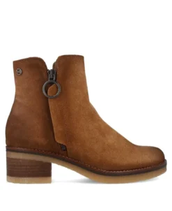 Botines de serraje tacón bajo Porronet 4831