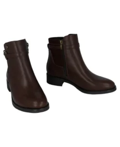 Botines marrón chocolate Amarpies AHI31185