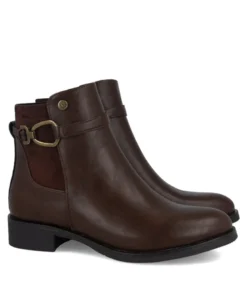 Botines marrón chocolate Amarpies AHI31185