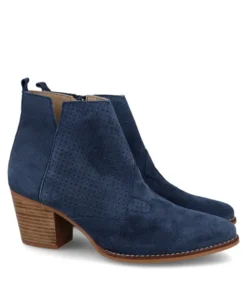 Botines western de piel Kissia 398