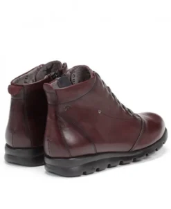 Botínes de piel burdeos Fluchos Susan F0356