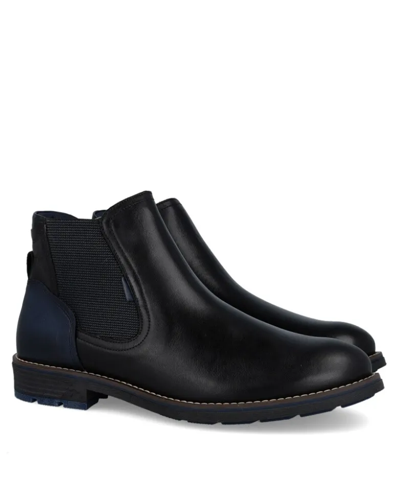 Botín negro con plantilla extraíble Fluchos F1343