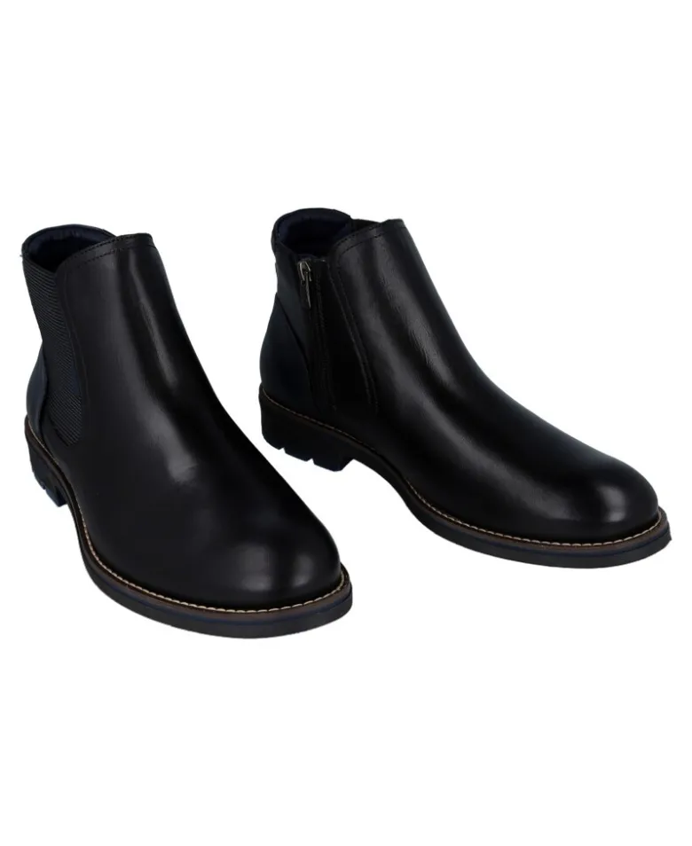 Botín negro con plantilla extraíble Fluchos F1343
