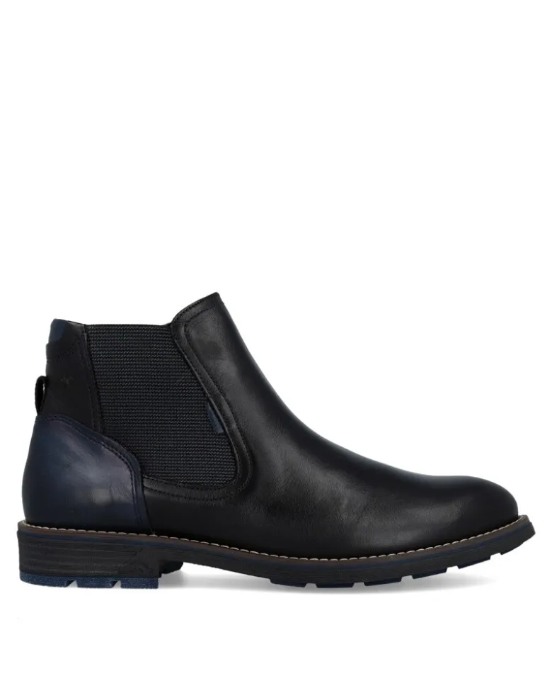 Botín negro con plantilla extraíble Fluchos F1343