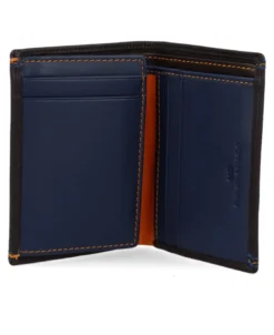 Cartera de piel con pespuntes Bellido 6282