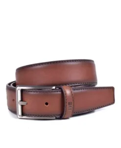 Cinturón de cuero satinado Bellido 385