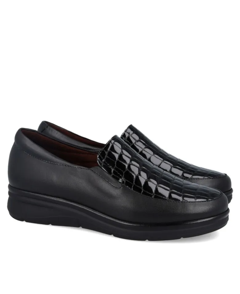 Mocasines de piel combinada Pitillos 11503
