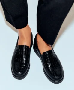 Mocasines de piel combinada Pitillos 11503