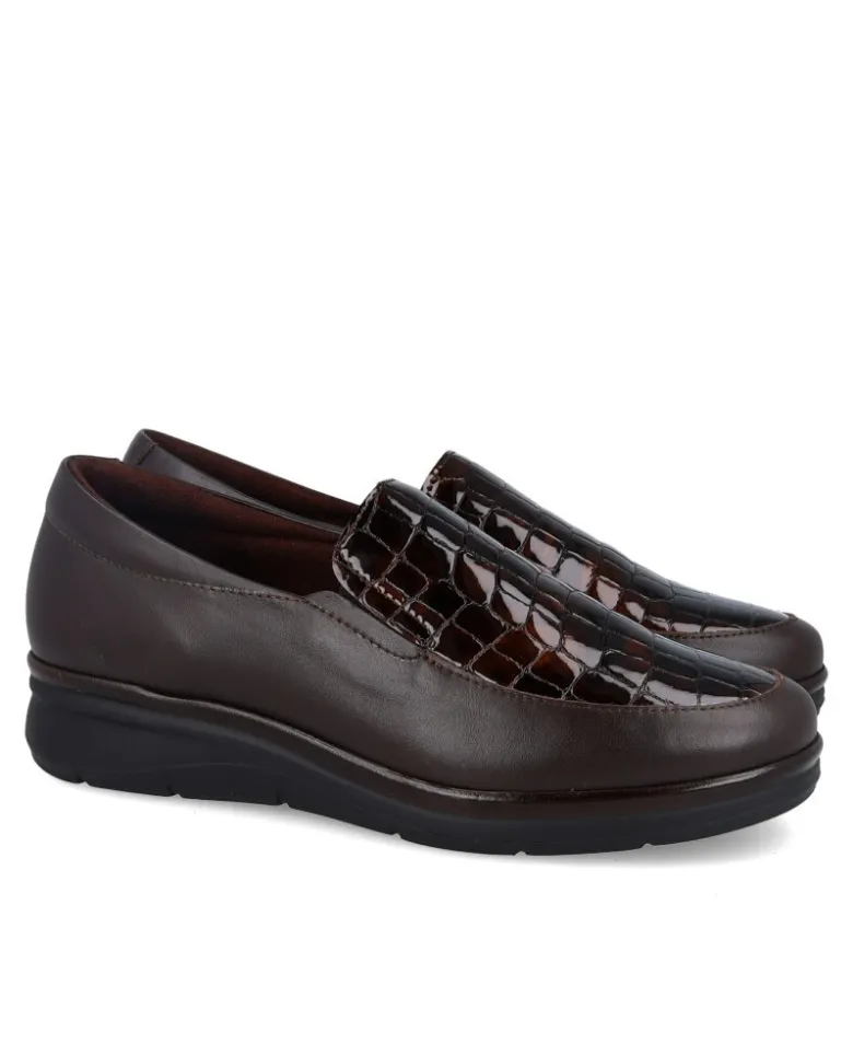 Mocasines de piel para mujer Pitillos 11503