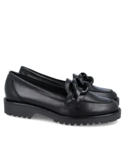 Mocasines negros con cadena Catchalot 5005