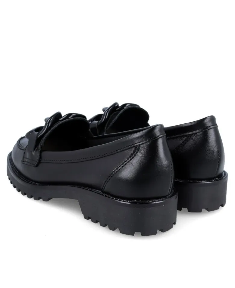 Mocasines negros con cadena Catchalot 5005
