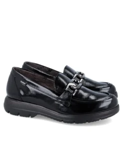 Mocasín charol con eslabón Fluchos Gladis F1794