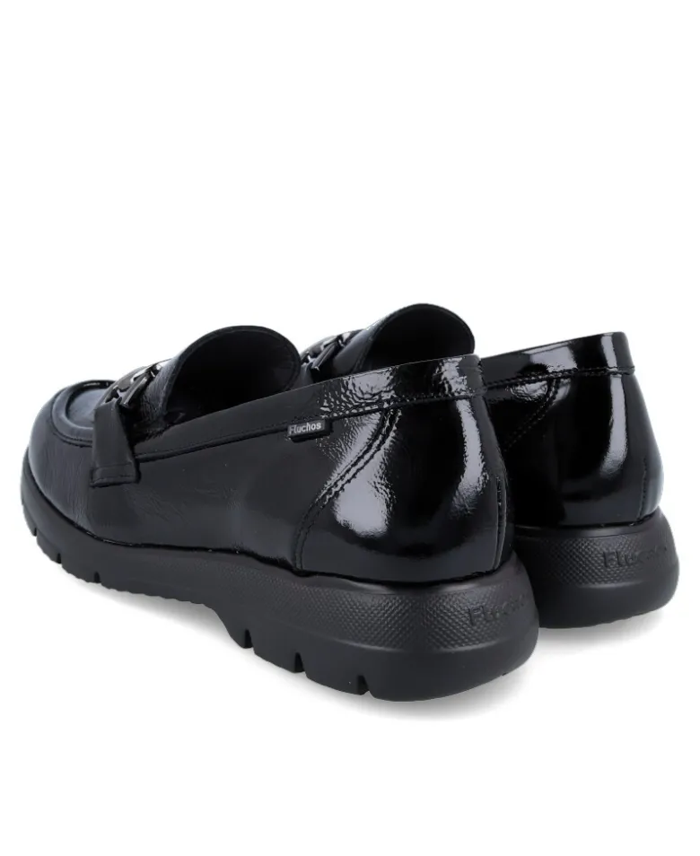 Mocasín charol con eslabón Fluchos Gladis F1794