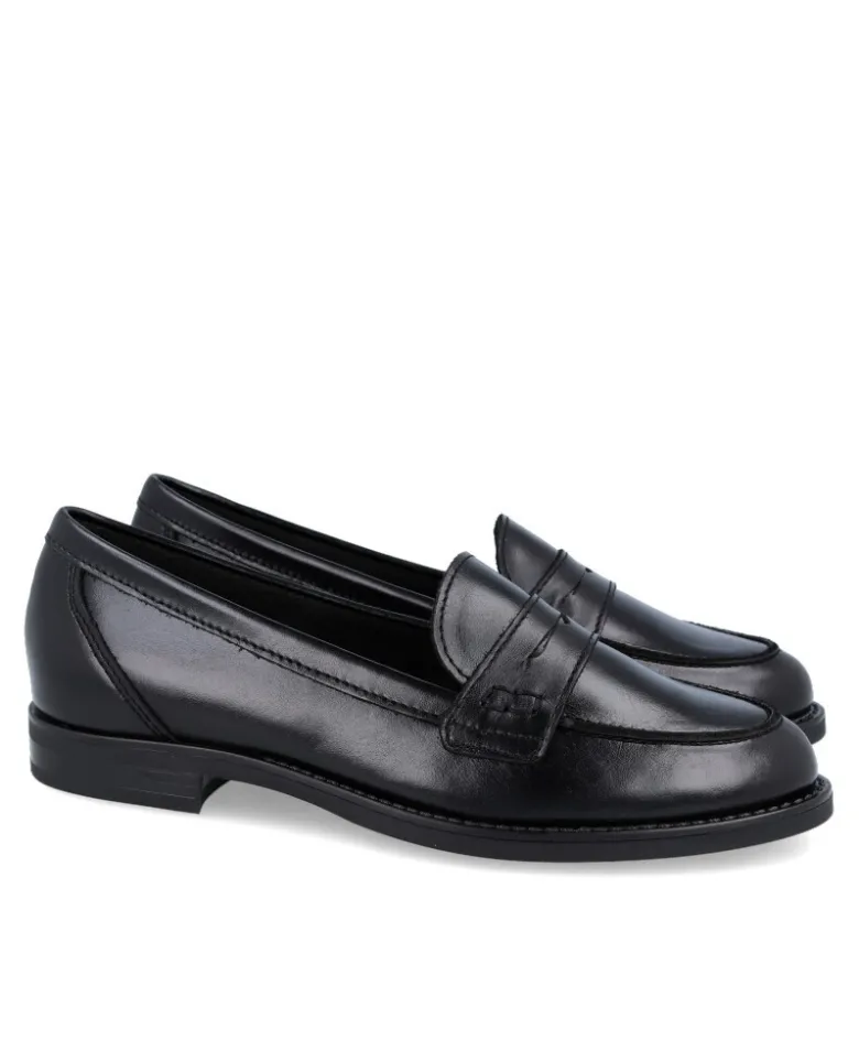 Mocasín clásico para mujer negro Catchalot 1101