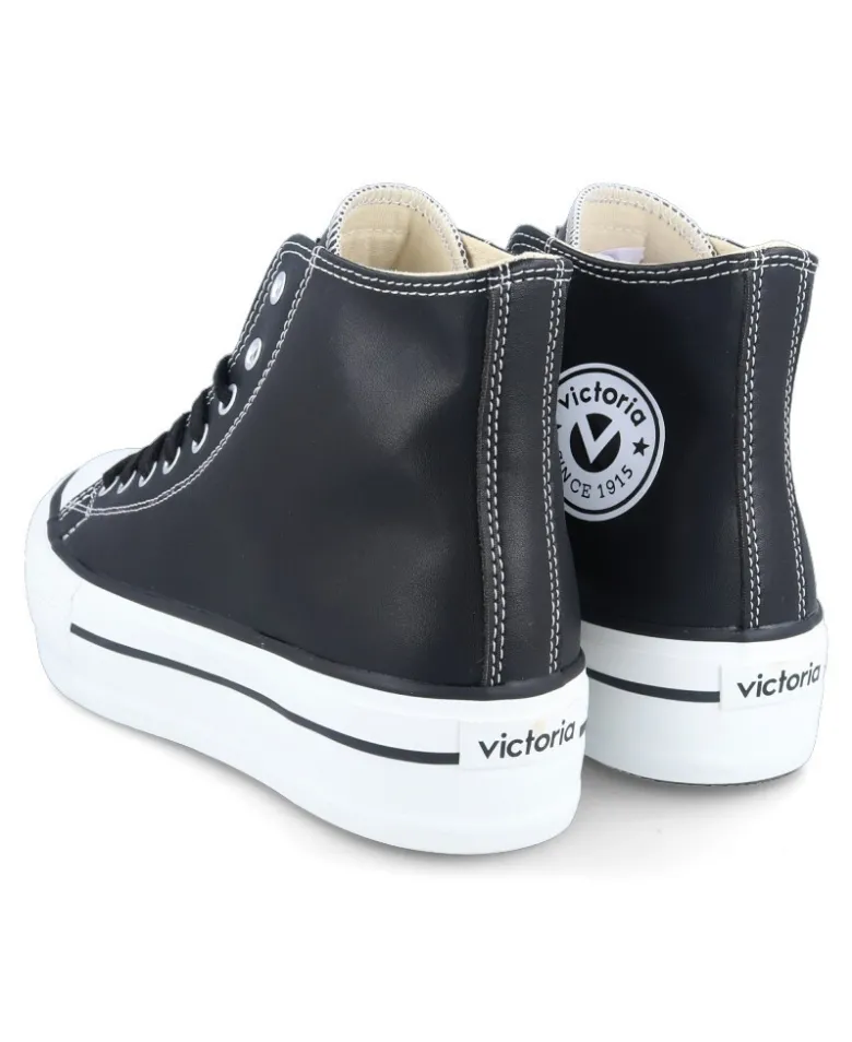 Victoria zapatillas 1061107 botín vegan negro