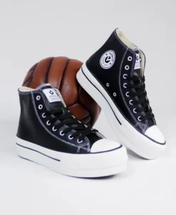 Victoria zapatillas 1061107 botín vegan negro