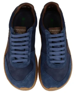 Zapatilla de hombre en azul El Naturista Oroel 5435