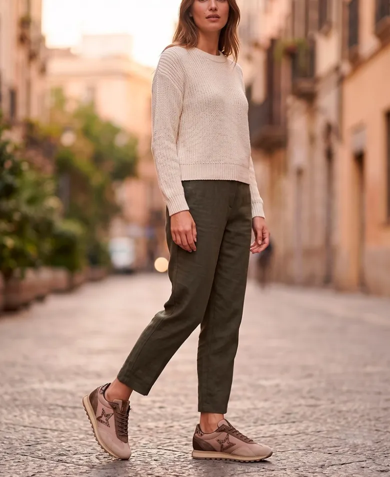 Zapatillas beige de mujer Cetti C-1259