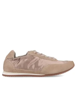 Zapatillas beige piel y satén Gioseppo 80663-P