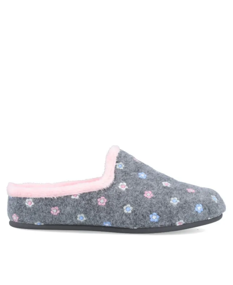 Zapatillas de casa con estampado flores Garzón 12000.371