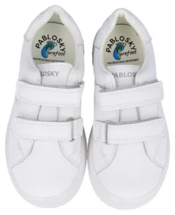 Zapato colegial blanco de piel Pablosky 200000