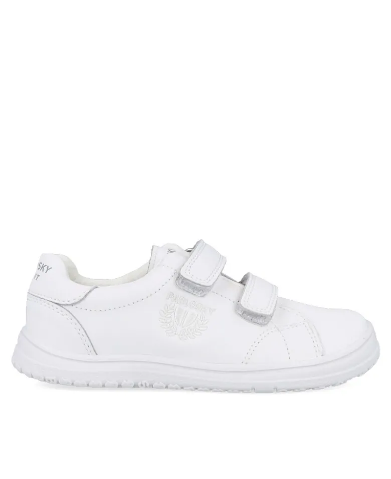 Zapato colegial blanco de piel Pablosky 200000
