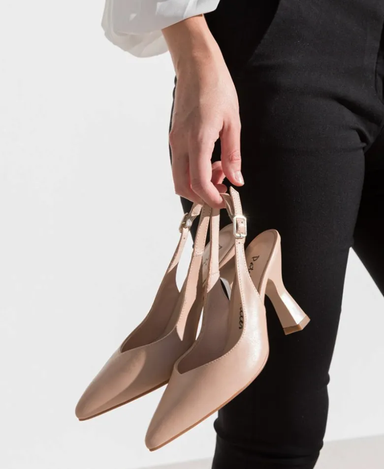 Zapato de salón nude Patricia Miller Guadix 5529