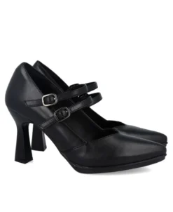 Zapato negro con hebillas Desireé Saga 9
