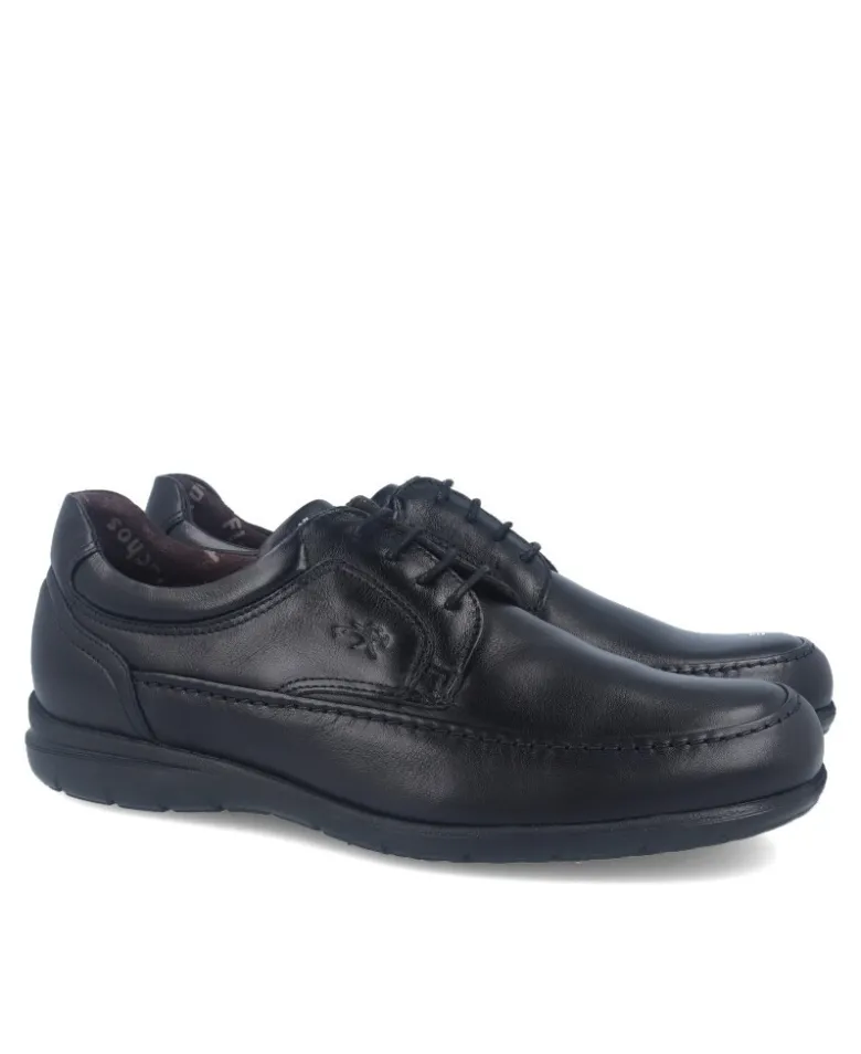 Zapatos clásicos con cordones Fluchos Luca 8498 negro