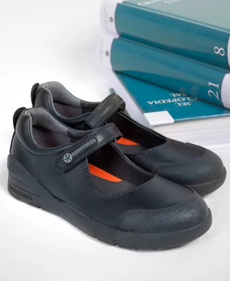 Zapatos colegiales con cierre de velcro Biomecanics 181121