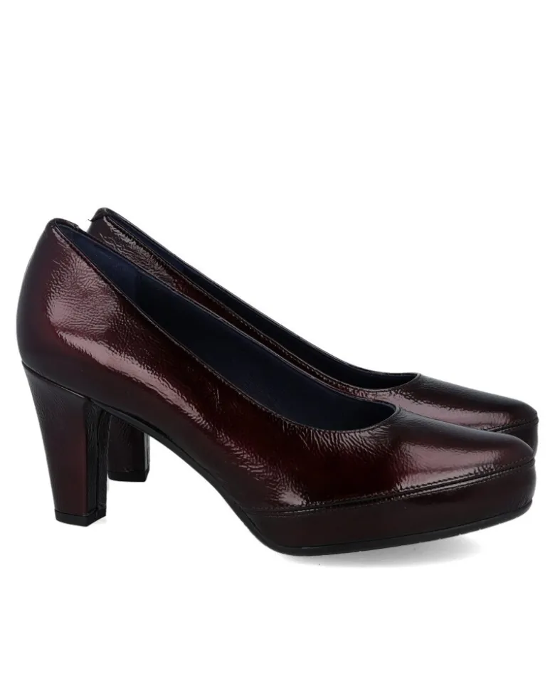 Zapatos de salón burdeos Dorking D-5794