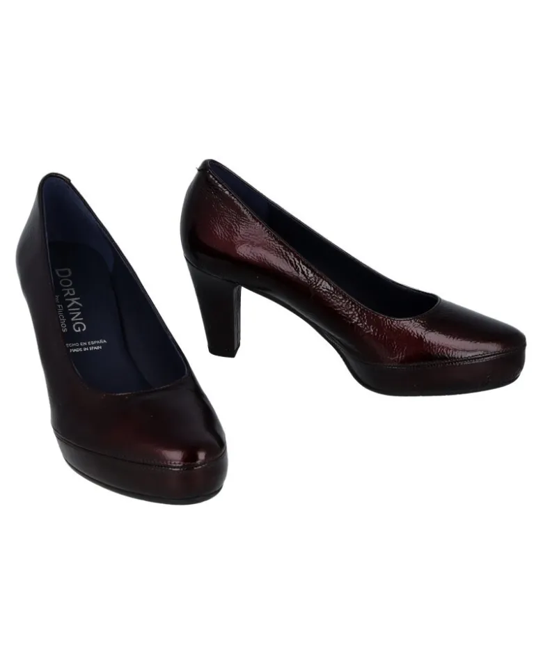 Zapatos de salón burdeos Dorking D-5794