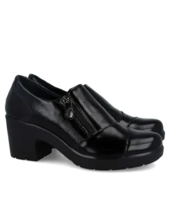 Zapatos negros con cremallera Imac 206790