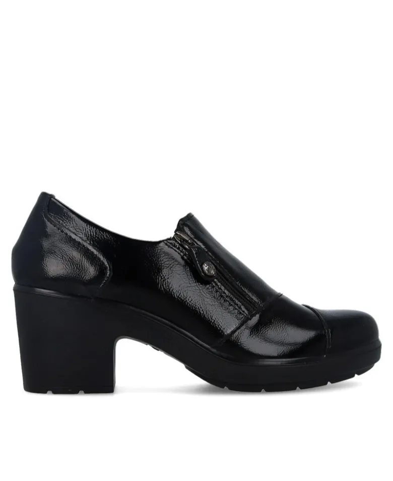 Zapatos negros con cremallera Imac 206790