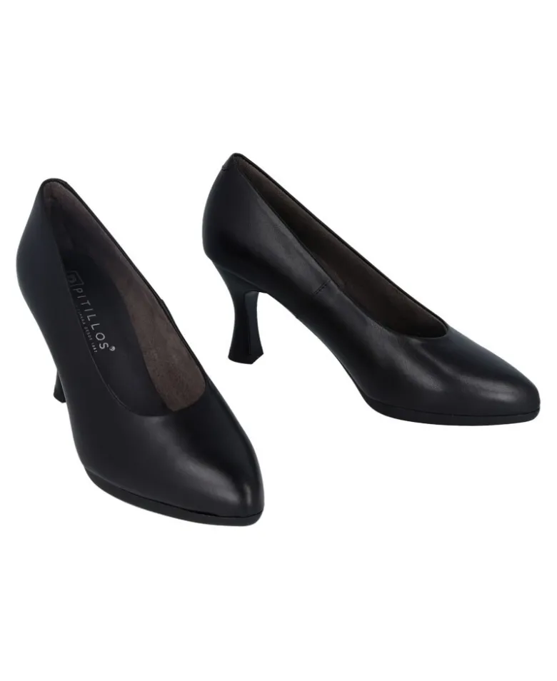 Zapatos negros de tacón Pitillos 30537