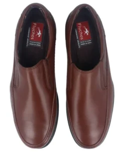 Zapatos planos sin cordones Fluchos Luca Slip On 8499 marrón